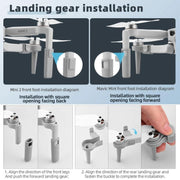 For DJI Mini 2 / Mavic Mini Air-Dropping System Thrower Parabolic (Grey)