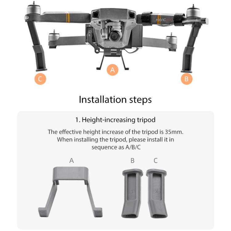 For DJI Mavic Pro BRDRC Air-Dropping System Thrower Parabolic (Grey)