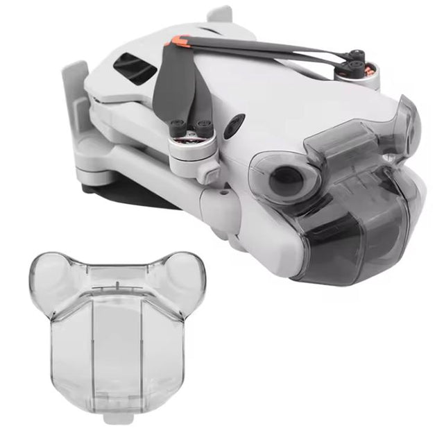 For DJI Mini 4 Pro BRDRC Lens Protective Cover Gimbal Cover (Transparent Black)