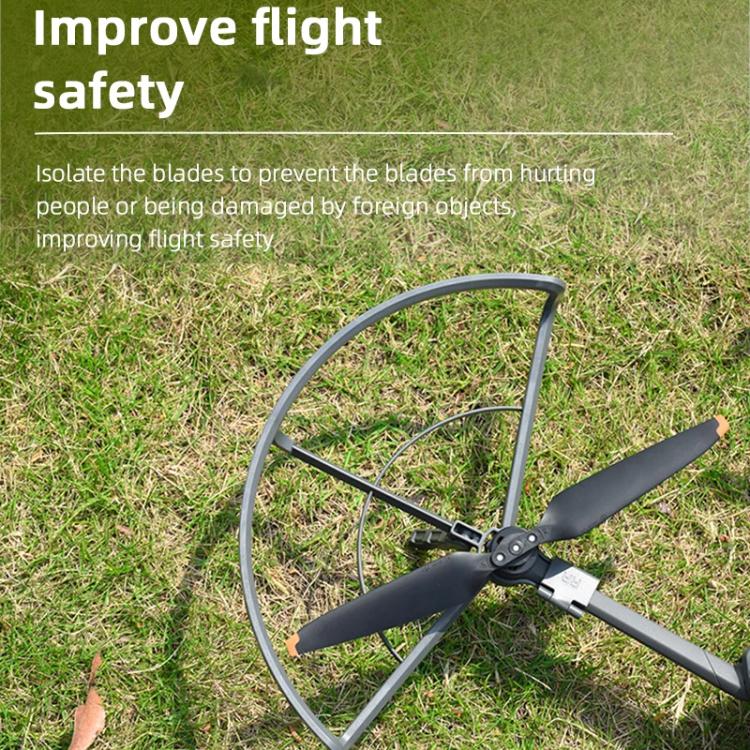 For DJI Mavic 3 / 3 Pro BRDRC Drone Propeller Protective Guard Anti-collision Ring (Grey)