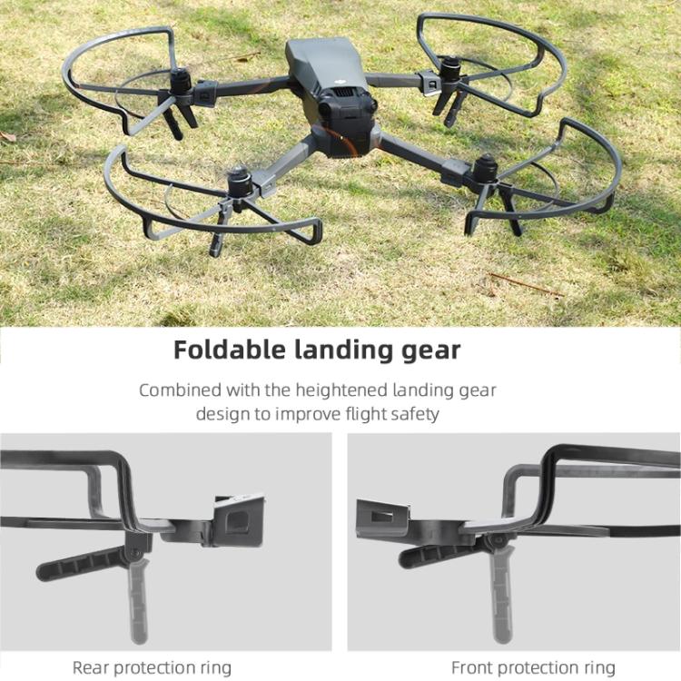For DJI Mavic 3 / 3 Pro BRDRC Drone Propeller Protective Guard Anti-collision Ring (Grey)