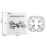 For DJI Mavic 2 Pro / 2 Zoom BRDRC Drone Propeller Surround Protective Guard Anti-collision Ring (Grey)