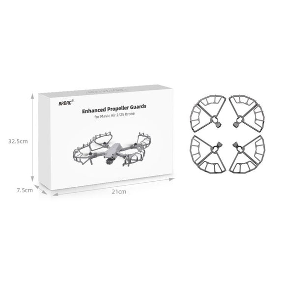 For DJI Air 2S / Mavic Air 2 BRDRC Drone Propeller Protective Guard Anti-collision Ring (Grey)