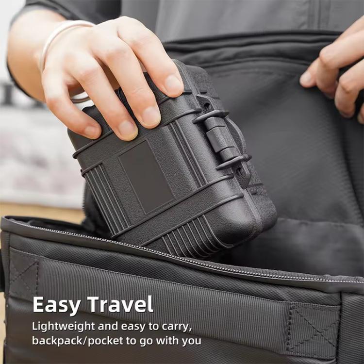 For DJI OSMO Action 5 Pro / 4 / 3 Camera Hard Storage Box Bag Protective Case (Black)