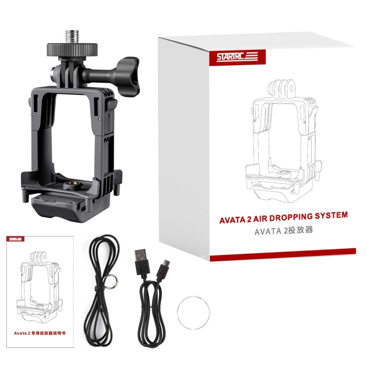 For DJI Avata 2 STARTRC Air-Dropping System Thrower Parabolic (Dark Gray)