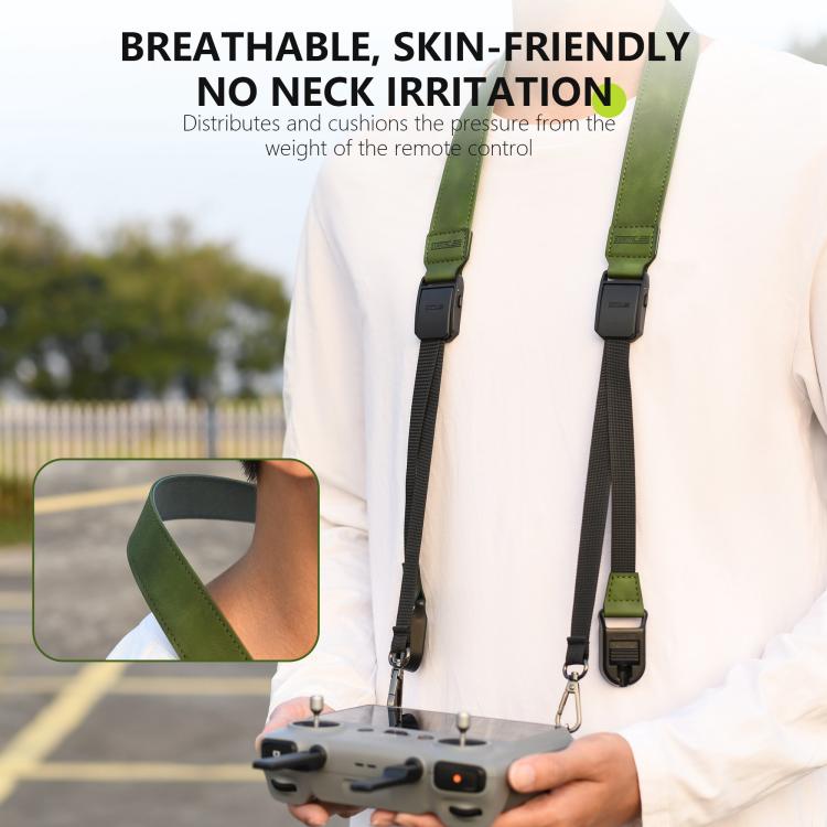 For DJI RC / RC 2 / RC Pro STARTRC QuickLink Double-Ended Neck Strap (Green)