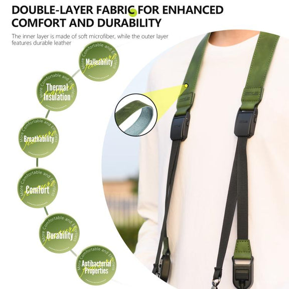 For DJI RC / RC 2 / RC Pro STARTRC QuickLink Double-Ended Neck Strap (Green)