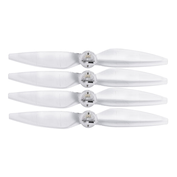For DJI Air 3 STARTRC 2 Pairs Color LED Flash Lamp Low Noise Propellers (Transparent)