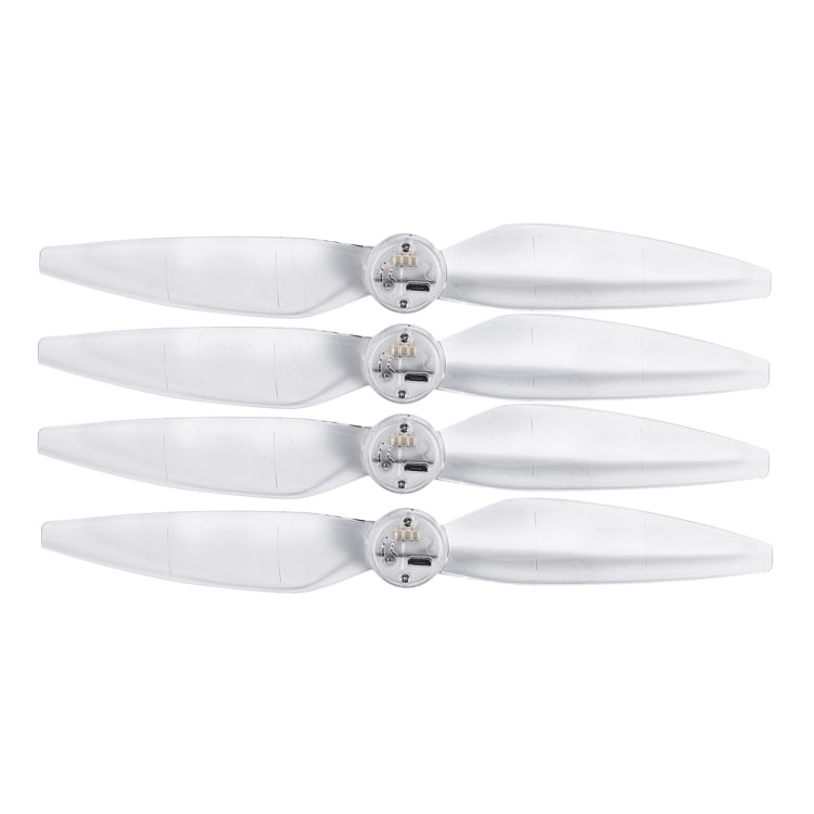 For DJI Air 3 STARTRC 2 Pairs Color LED Flash Lamp Low Noise Propellers (Transparent)