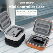 Sunnylife Mini Carrying Case Protective Handbag Portable Clutch Storage Bag for DJI RC 2 / 1 / RC-N3 / N2 / N1 (Grey)