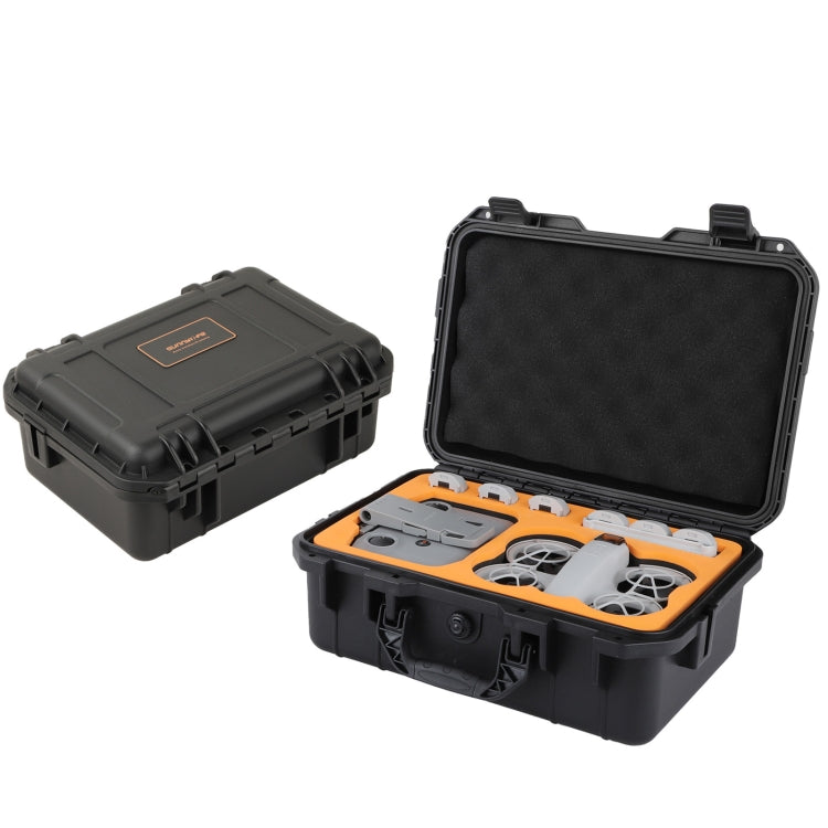 For DJI Neo Sunnylife Safety Carrying Case Water-resistant Shock-proof Hard Travel Case (Black)