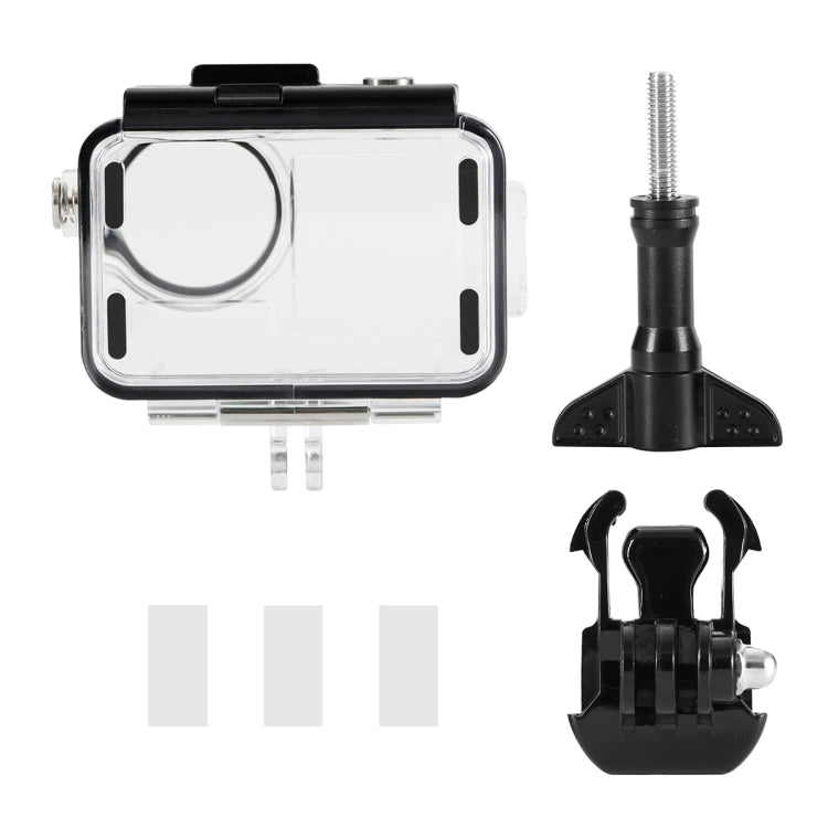 For DJI Osmo Action 5 Pro / 3 / 4 60m Underwater Water-resistant Housing Diving Case (Transparent)
