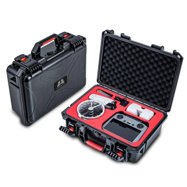 For DJI Flip STARTRC Water-resistant ABS Suitcase Storage Box (Black)
