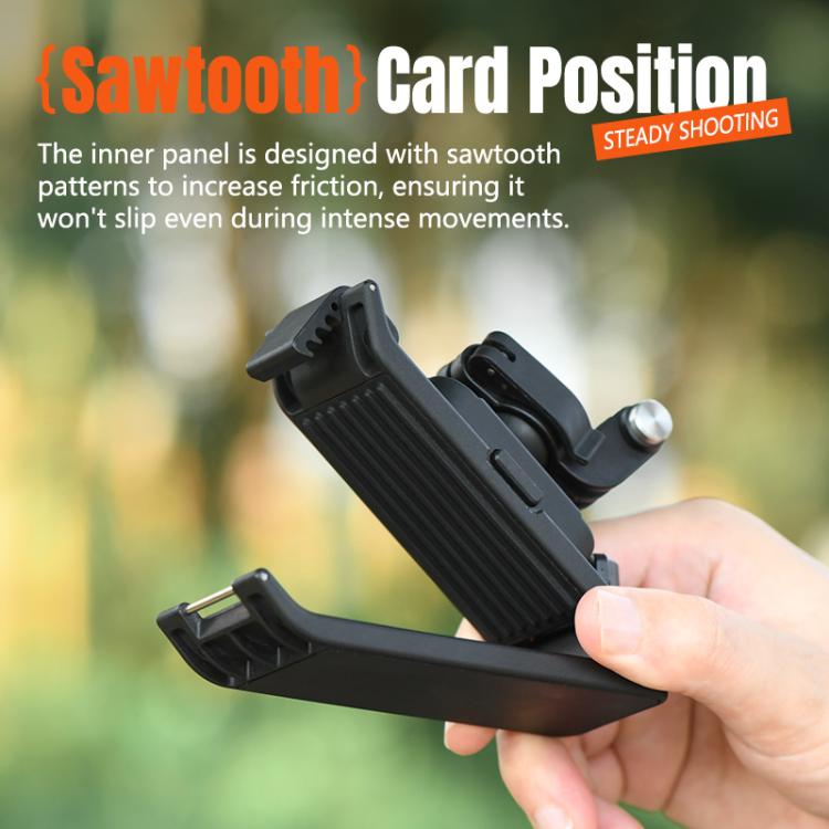 STARTRC Magnetic  Backpack Clip Mount for DJI Osmo 360 / GoPro Action Cameras (Black)