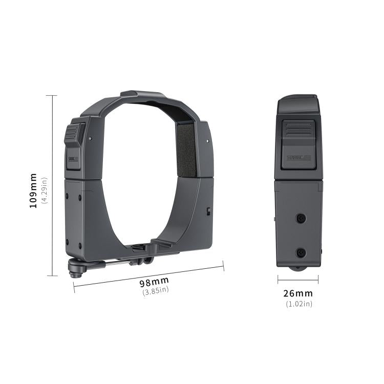 For DJI Mavic 4 Pro STARTRC Air-Dropping System Thrower Parabolic with Expansion Bracket (Black)