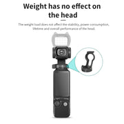 For DJI Pocket 3 STARTRC Cat-ears Magnetic Fill Light  with Holder Clip Kit (Grey)