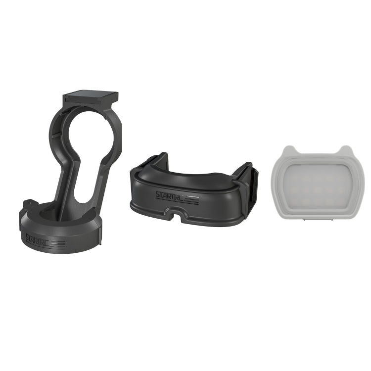 For DJI Pocket 3 STARTRC Cat-ears Magnetic Fill Light  with Holder Clip Kit (Grey)