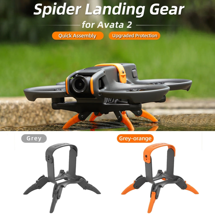 For DJI AVATA 2 Sunnylife LG797 Landing Gear Extensions Heightened Spider Gears Support Leg (Grey)