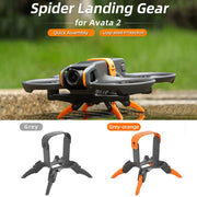 For DJI AVATA 2 Sunnylife LG797 Landing Gear Extensions Heightened Spider Gears Support Leg (Grey)