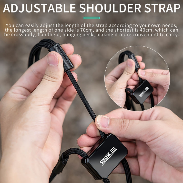 For DJI Pocket 3 STARTRC Anti-Lost Necklace Lanyard Rope (Black)
