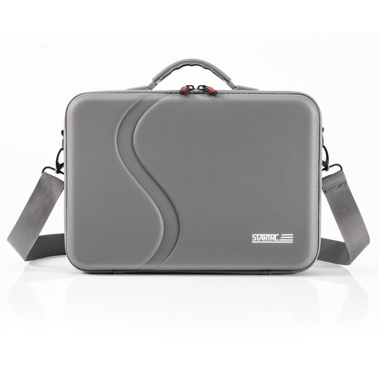 For DJI Osmo Action 5 Pro STARTRC Portable Handbag Shoulder PU Storage Bag (Dark Gray)