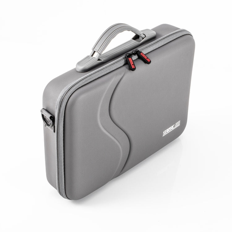 For DJI Osmo Action 5 Pro STARTRC Portable Handbag Shoulder PU Storage Bag (Dark Gray)