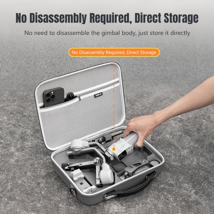 For DJI RS 4 Mini STARTRC Storage Case Box Suitcase (Dark Gray)
