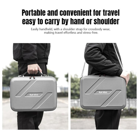 For DJI RS 4 Mini STARTRC Storage Case Box Suitcase (Dark Gray)