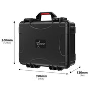 For DJI RS 4 Mini STARTRC PP Water-resistant Shockproof Suitcase Portable Storage Box (Black)
