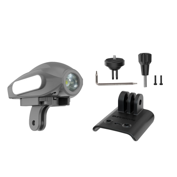 For DJI Avata 2 Sunnylife Action Camera Holder Mount Drone Light Bracket Lamp (Black)