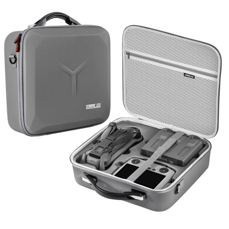 For DJI Mavic 4 Pro / RC 2 STARTRC Shoulder PU Storage Bag Handbag (Grey)