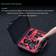 For DJI RS4/  RS4 Pro STARTRC ABS Water-resistant Shockproof Suitcase Portable Storage Box (Black)