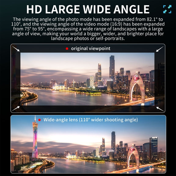 For DJI Mini 4 Pro STARTRC Drone Wide-Angle Lens Filter (Black)
