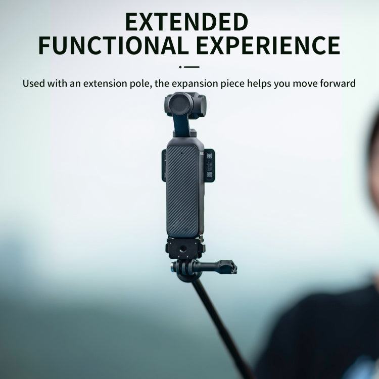 For DJI Pocket 3 STARTRC Quick Mount Adapter Extension Bracket (Black)