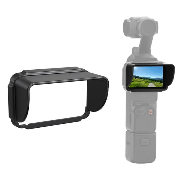 For DJI Osmo Pocket 3 BRDRC Sunshade Hood Screen Shade (Black)