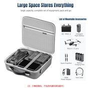 For DJI Mavic 4 Pro / RC Pro 2 STARTRC All-rounder Shoulder PU Storage Bag Handbag (Grey)