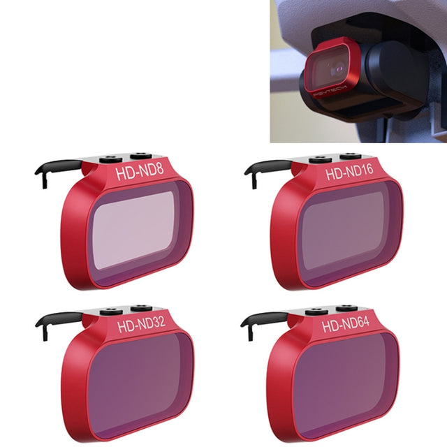 4 PCS PGYTECH P-12A-019 ND8 / 16 / 32 / 64 Dimming Lens Filter Set for DJI Mavic Mini Drone Accessories