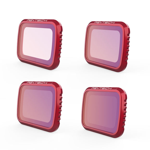 4 PCS PGYTECH P-16A-034 ND8 / 16 / 32 / 64 Lens Filter for DJI Mavic Air 2 Drone Accessories