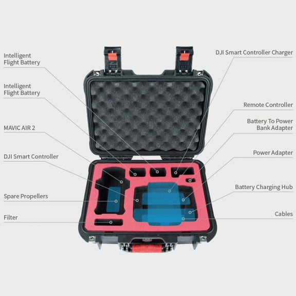 PGYTECH P-16A-037 Portable Safety Box Water-resistant and Moisture-proof Storage Bag for DJI Mavic Air 2