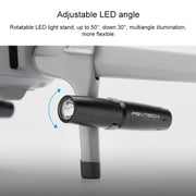 PGYTECH P-16A-038 Portable Heightened Landing Gear Extensions Rack LED Headlamp Set for DJI Mavic Air 2