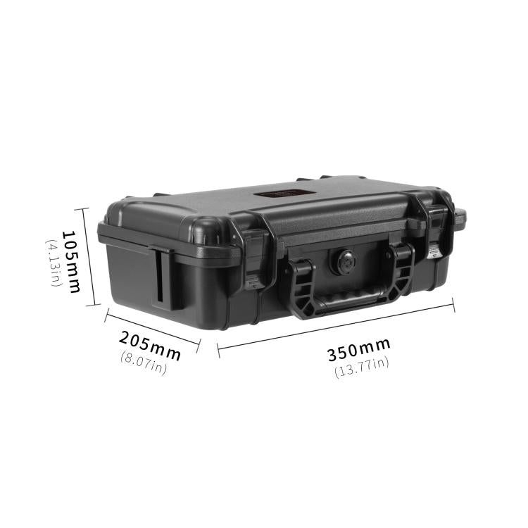 For DJI Osmo 360 STARTRC Water-resistant EVA ABS Dual-layer Suitcase Storage Box (Black)
