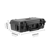 For DJI Osmo 360 STARTRC Water-resistant EVA ABS Dual-layer Suitcase Storage Box (Black)