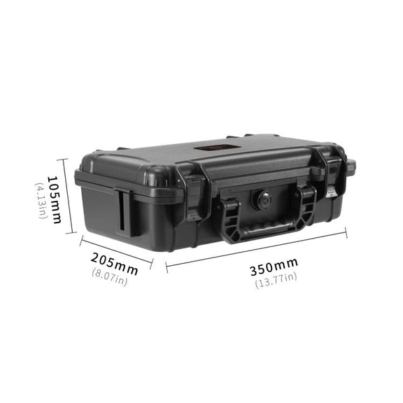 For DJI Osmo 360 STARTRC Water-resistant EVA ABS Dual-layer Suitcase Storage Box (Black)