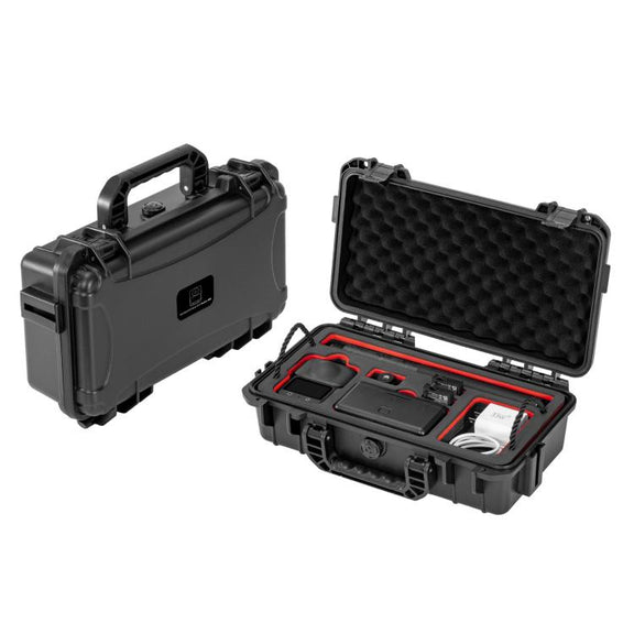 For DJI Osmo 360 STARTRC Water-resistant EVA ABS Dual-layer Suitcase Storage Box (Black)