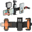 For DJI OSMO Pocket 3 Sunnylife ZJ756 Expanded Dual Phone Clamp Holder (Black) - free shipping - PMC TechLife - Order now!