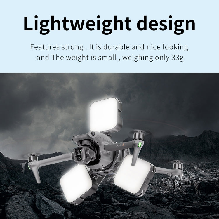 For DJI Air 3 STARTRC Night Navigation Light Speaker Expansion Mount (Grey)