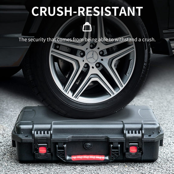 For DJI Avata 2 STARTRC M2 ABS Water-resistant Shockproof Suitcase Storage Box (Black)