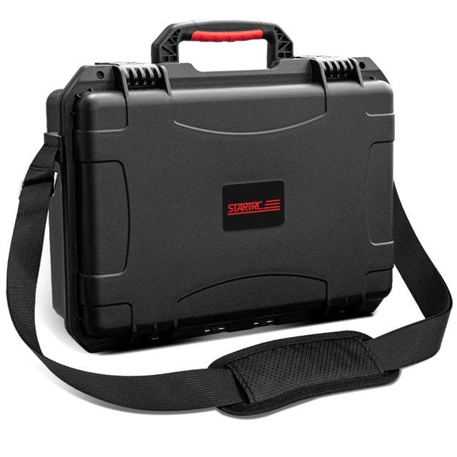 For DJI Avata 2 STARTRC M2 ABS Water-resistant Shockproof Suitcase Storage Box (Black)