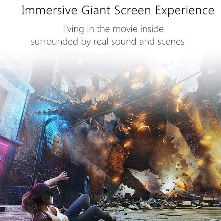 VR SHINECON G04E Virtual Reality 3D Video Glasses Suitable for 3.5 inch