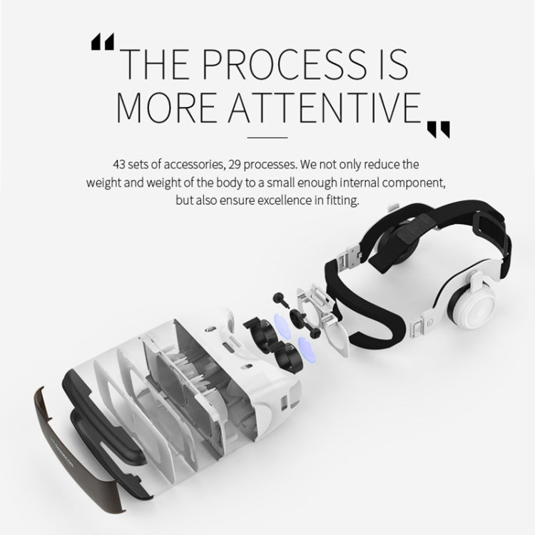 VR SHINECON G06E Virtual Reality 3D Video Glasses Suitable for 4.7 inch